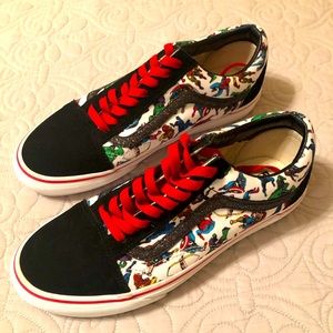 *VANS* Women’s Marvel Comic Vans.